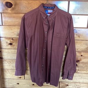 Men’s wrangler long sleeve button down